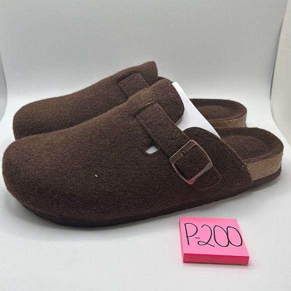 CUSHIONAIRE Womens Clog 11 BROWN WOOL - Picture 3 of 7